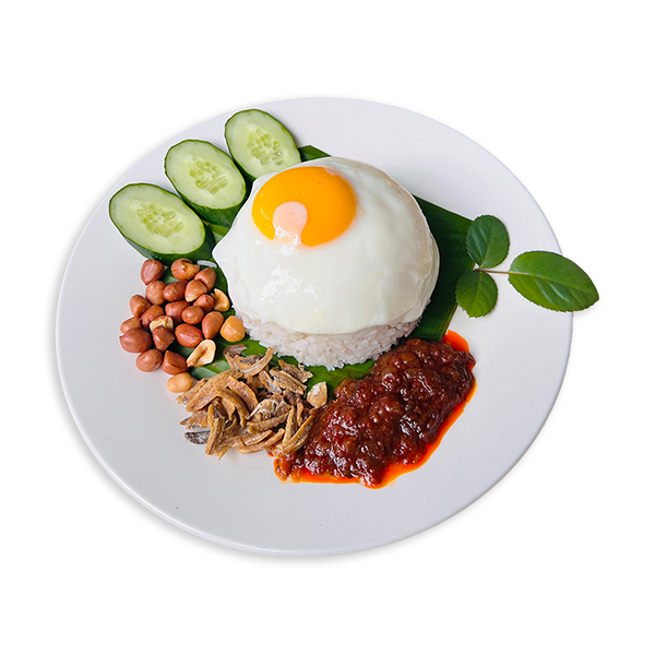 1. NASI LEMAK FRIED EGG