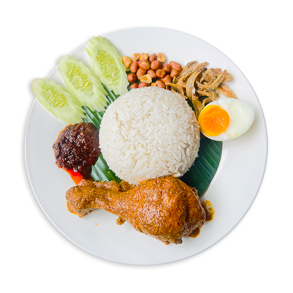 2. NASI LEMAK RENDANG CHICKEN