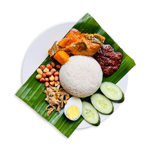 4. NASI LEMAK CURRY CHICKEN