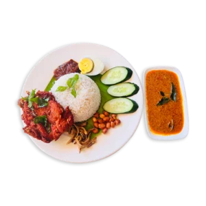 NASI LEMAK FRIED CHICKEN