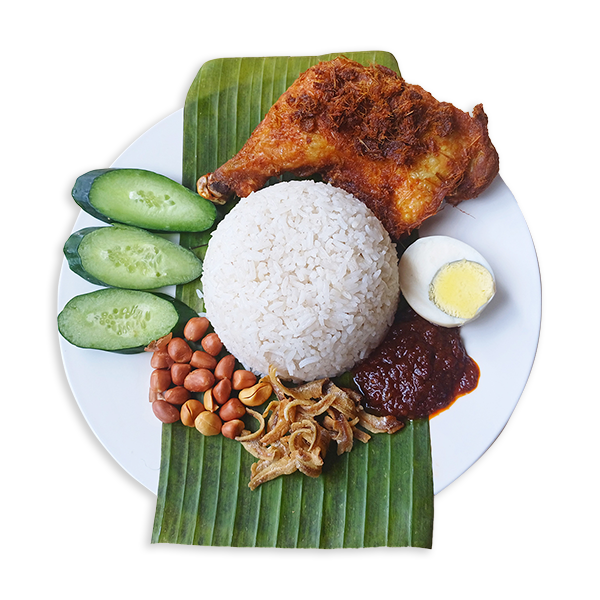 6. NASI LEMAK SPECIAL FRIED CHICKEN
