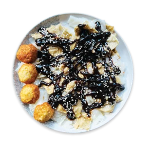 CHEONG FUN WITH SWEET SAUCE