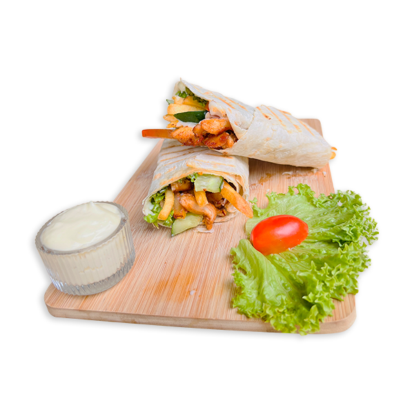 CHICKEN HABIBI LOADED SHAWARMA (FRIES INSIDE)