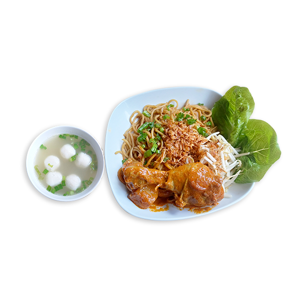 DRY CHICKEN FISH BALL NOODLES SOUP