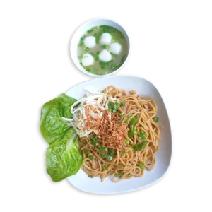 DRY FISH BALL NOODLES