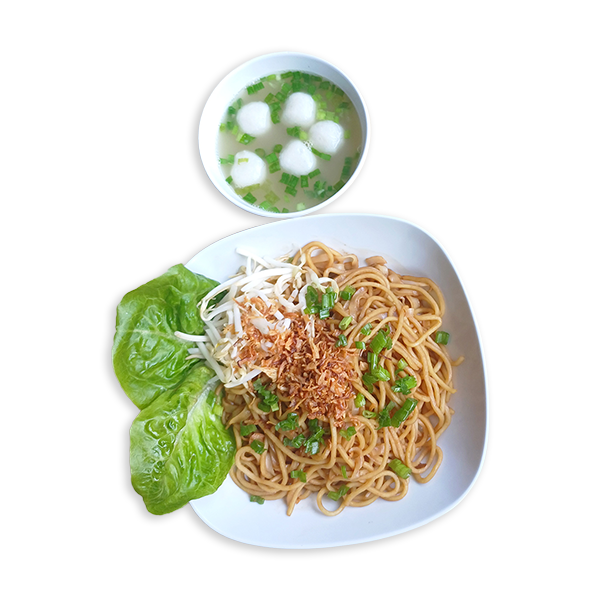 DRY FISH BALL NOODLES
