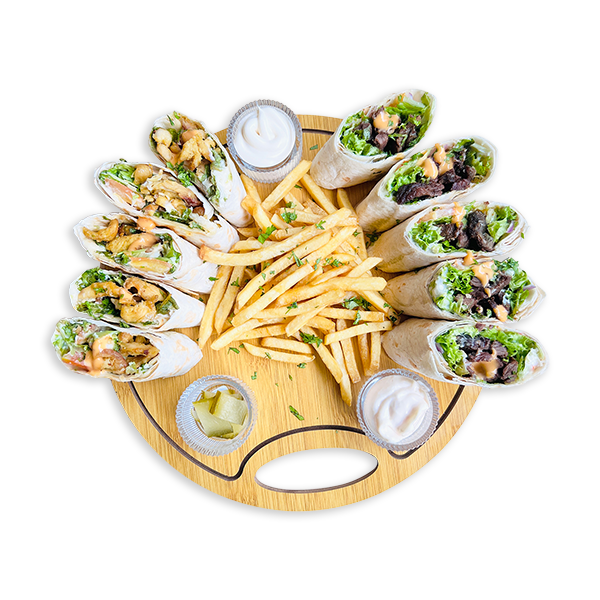 HABIBI MIXED SHAWARMA PLATTER (FOR TWO)