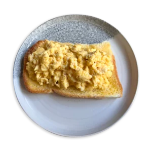 SCRAMBLED ON TOAST